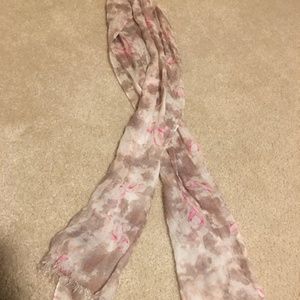 5/$10 Breast Cancer Awareness Pink & White Scarf